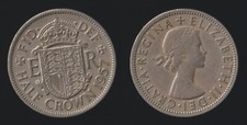 REGNO UNITO 1/2 HALF CROWN