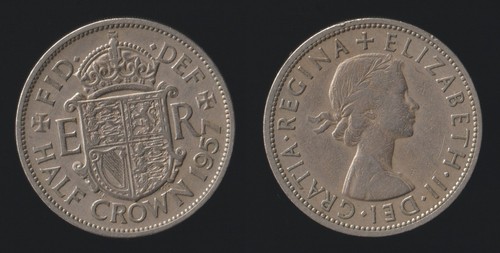 Regno unito half crown - unito, 1/2