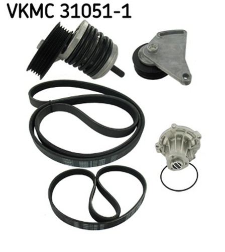 Pompa acqua kit cinghia - +,