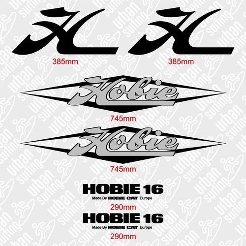 Hobie decalcomanie complete - 16,