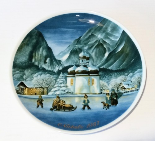 Piatto natale 1987 royal - piatto, di