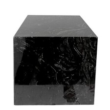 Cubo in Marmo Nero Marquinia