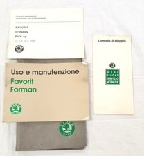 Libretti Uso e Manutenzione SKODA FAVORIT FORMAN PICKUP ed. 1992 lingua italiana