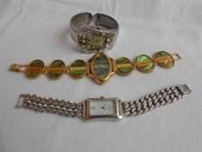 LOTTO 3 BRACCIALI OROLOGIO 1 PEZZO MONET (non funzionanti)
