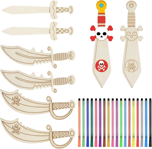 Pezzi spade legno viene - pezzi,