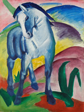 Franz Marc : Cavallo Blu I 