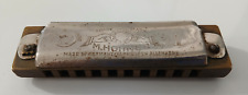 Vecchia Mini Armonica a Bocca HOHNER Incisione Made in Germany Vintage