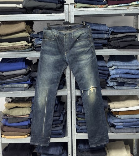 Jeans diesel denim nero - denim, oro