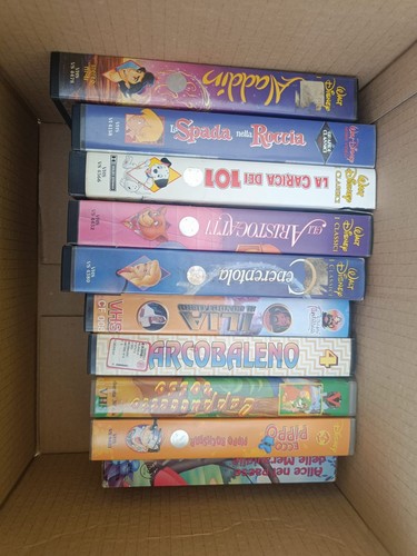 Lotto vhs disney cartoni - 10, e