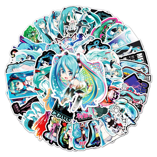 Adesivi hatsune miku - hatsune,