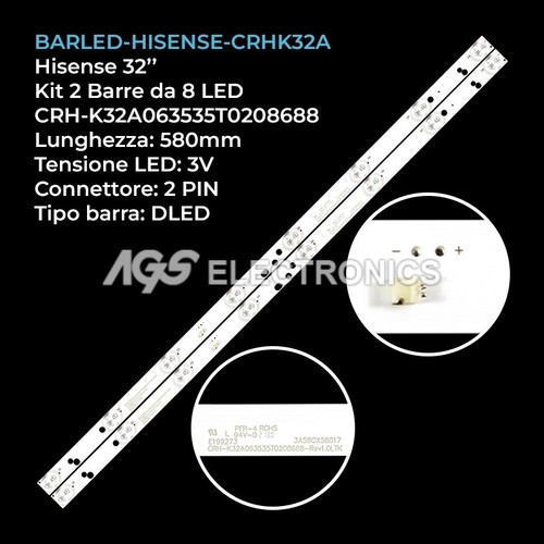 Kit barre strip - 8, tv
