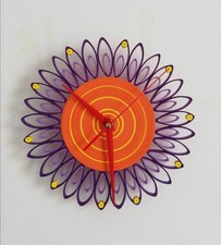 Orologio da Parete, Primo Anniversario Carta, Orologio Fiore, Orologio di Carta