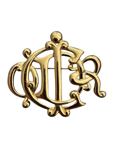 Spilla vintage logo christian - vintage,