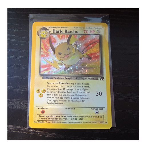 Pokémon tcg dark - pokémon, team