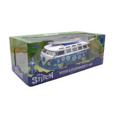LILO & STICH VW T1 BUS 1:24 Jada Toys Movie Modellino Nuovo