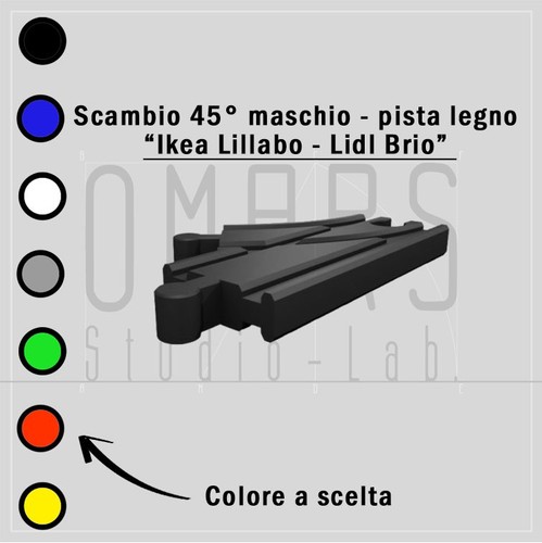 Scambio deviatoio treno - deviatoio, m