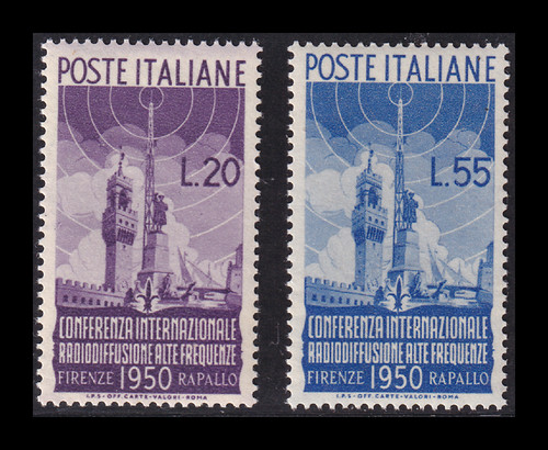 Italia 1950 radiodiffusione - -,