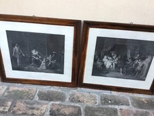 Coppia di stampe antiche Francesi