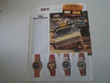 advertising Pubblicità 1987 OROLOGIO CAMEL TROPHY WATCH e RANGE ROVER