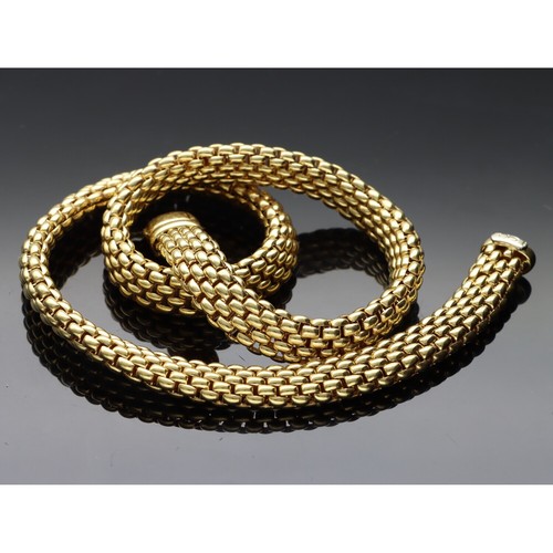Fope collier oro giallo 18 - fope,collier,