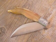 Coltello  artigianale Arburesa Manico intagliato aquila reale  24 cm sardo