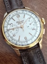 Cronografo PHIGIED Extra Valjoux Cal. 92 Ruota Colonne Chronograph Watch Vintage