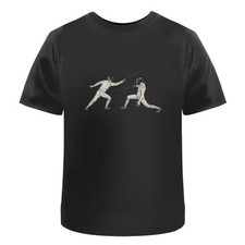 T-Shirt Unisex 'Fencing Lunge'