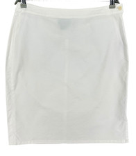 RALPH LAUREN Gonna Mini Bianca Dritta Donna Taglia W32