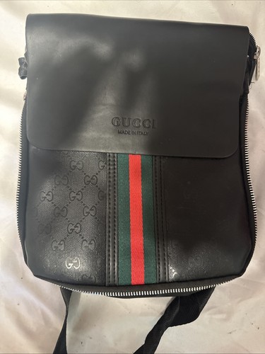 Borsa messenger gucci nera - nera, con