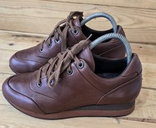 Scarpe sneakers stringate Max Mara in pelle bordeaux 37