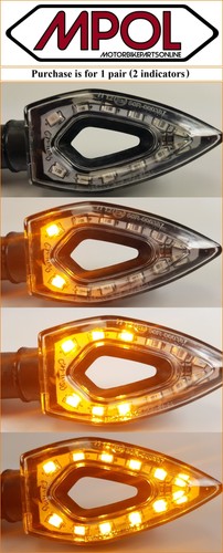 Indicatori sequenziali led - 2x,