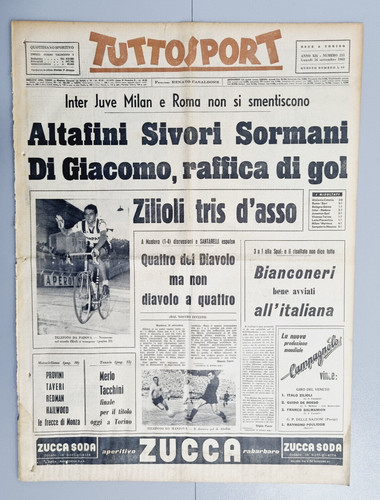 Tuttosport settembre 1963 - tuttosport,