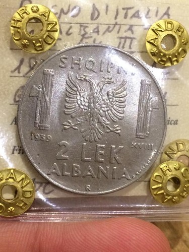 Lek albania 1939 periziato - lek,