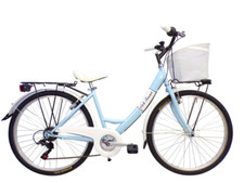Cicli Tessari - bicicletta donna bici da ragazza city bike 26'' cambio 6v