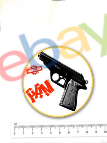 Adesivo figurina pistola - figurina,