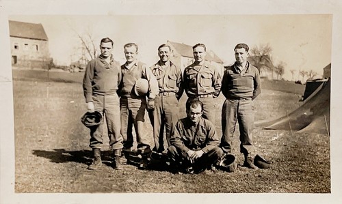 Gruppo fotografico epoca ww2