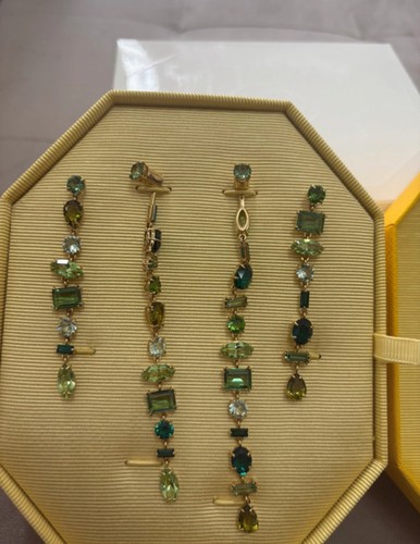 Orecchini pendenti swarovski - orecchini,