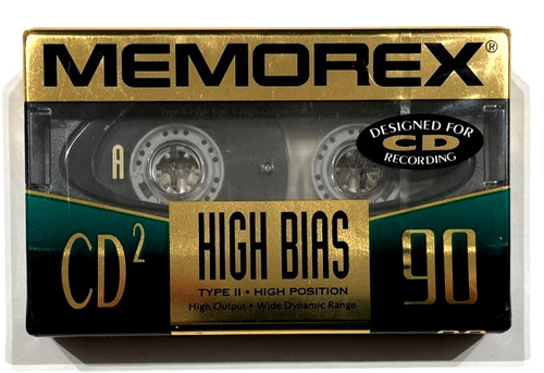 Memorex cd2 audiocassetta - memorex,