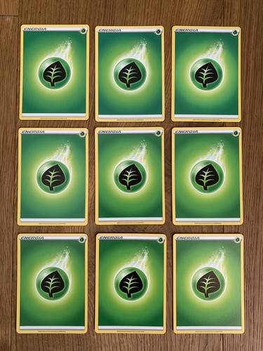 Carta pokemon energia base - 9x,