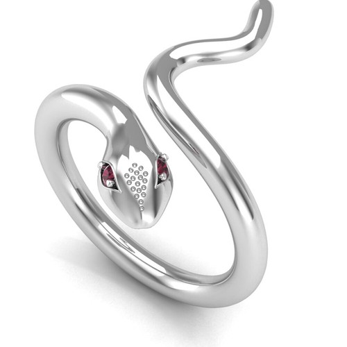 Anello fantasia serpente - , in