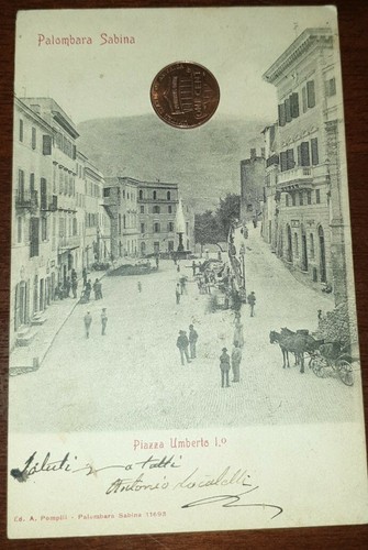 Cartolina epoca paesagg - d'epoca,