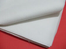 1mt tela aida da ricamare H 150 cm 44 fori colore bianco punto croce