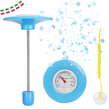Termometro Galleggiante Per Piscina Con Cordicella Controllo Temperatura Acqua �