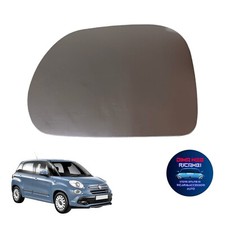 PIASTRA SPECCHIO SPECCHIETTO VETRO VETRINO SINISTRO SX FIAT 500L TERMICA