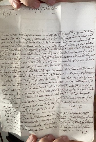 Piego lettera orte - lettera, spoleto