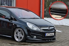 Spoiler spada spoiler anteriore labbro ABS Opel Corsa D GSI OPC-Line nero lucido
