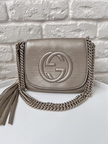 Borsa tracolla gucci logo - a,