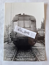 Fotografia Deposito Locomotive di Pavia Automotrice FS ALn 990.3032 Marzo 1983