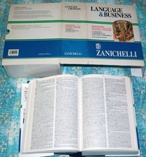 Dizionario Inglese Italiano Zanichelli economico commerciale Language & Business