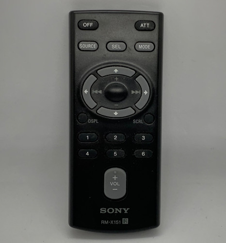 Sony x151 autoradio - rm-x151,